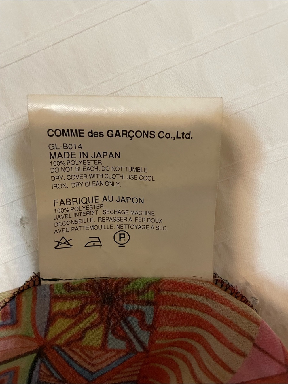 Comme des Garcons Men's Multicolor Printed Button-Up Shirt - Pink Dominant - Picture 4 of 5